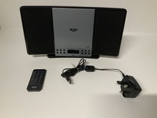 Bush WM2760FM DAB Radio CD Player with power supply and remote - working 
