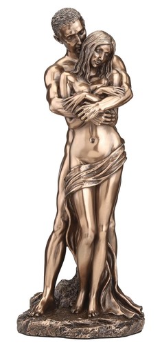 The lovers hug from behind - hug,