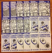 Coventry Rugby Programmes 1962