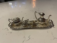 Mini Silver Tea Set - Ornament