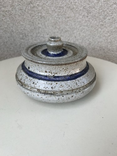 Vtg boho pottery - boho, lid