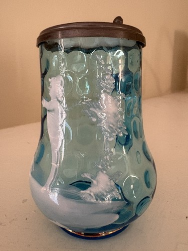 Vintage mary gregory blue - vintage,