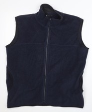 BHS Mens Blue Fleece Full Zip