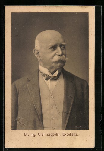 Postcard ferdinand graf von - graf,