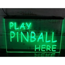 Play Pinball Here Game Room