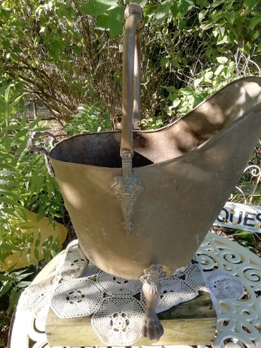 Large antique brass - brass, log