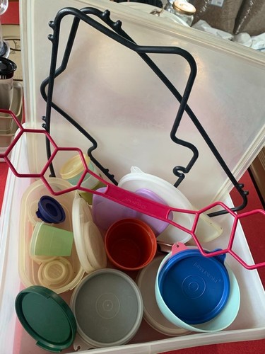 Job lot vintage tupperware - lot,