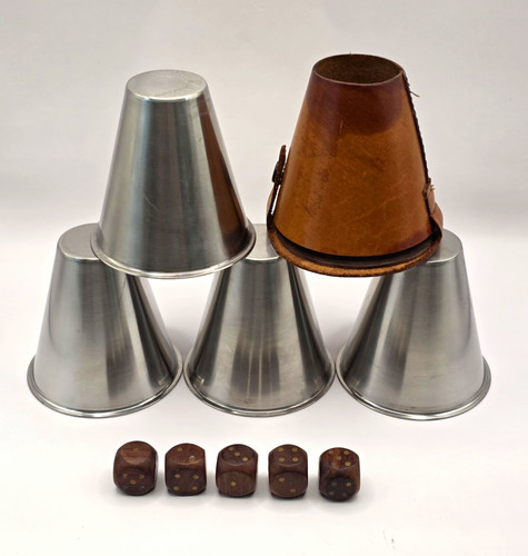 Dice cup game - dice,