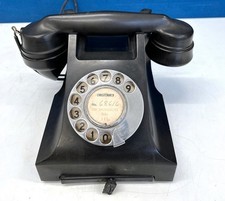 Vintage telephone black - vintage,