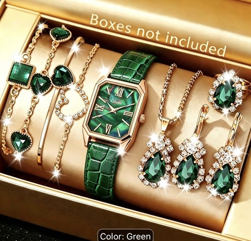 9pcs luxury green fashion - 9pcs,
