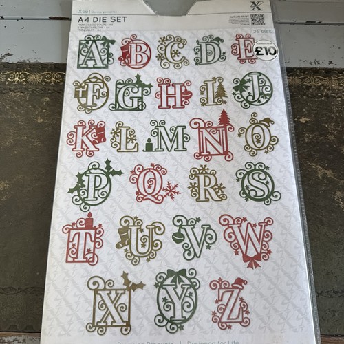 Bnwot cut xmas alphabet - bnwot,