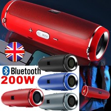 200W High Bass Ultra Loud Bluetooth Speakers Wireless Portable Speaker Outdoor