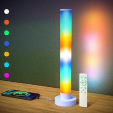 RGB Night Light LED Touch Bedside Mood Table Lamp Multi-Color Dimmable UK