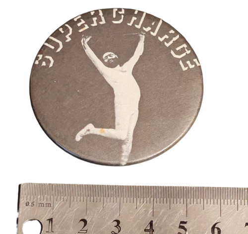Supercharge pin badge - supercharge, metal