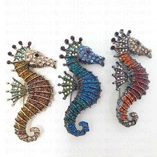 Seahorse Pin Brooch XL