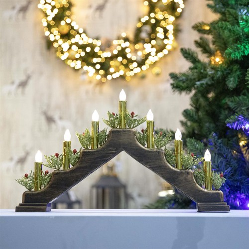 Pre lit christmas - christmas, candle