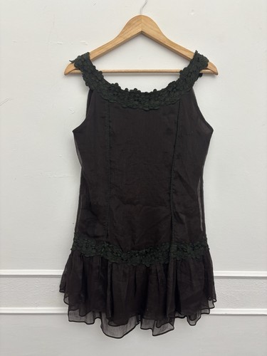 Tsega brown green lace boho - &,