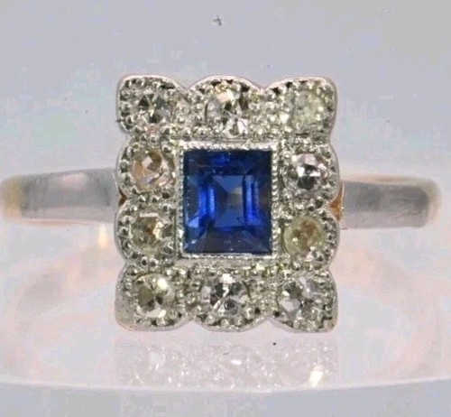 Antique sapphire diamond - antique,