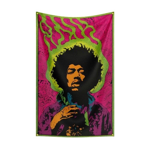Jimi hendrix rock flag - hendrix,