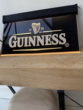 Guinness beer- light up Sign –Home Bar Plaque – Man Cave -garage - restaurant 