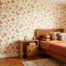 Vintage Bedside Table Exotic