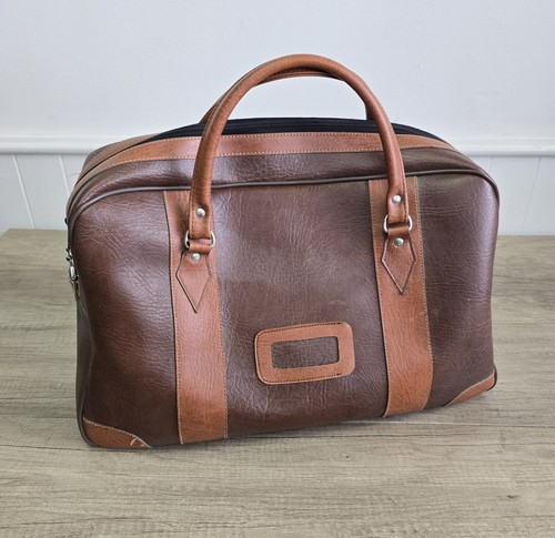 Vintage brown holdall weekend - brown,