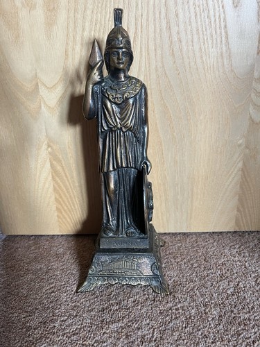 Athena metal statue - athena,