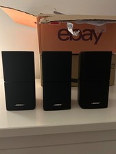 3x bose acoustimass speakers double cube