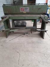 Sheet steel machinery consisting Box pan former (bender) Guilotine and Roller
