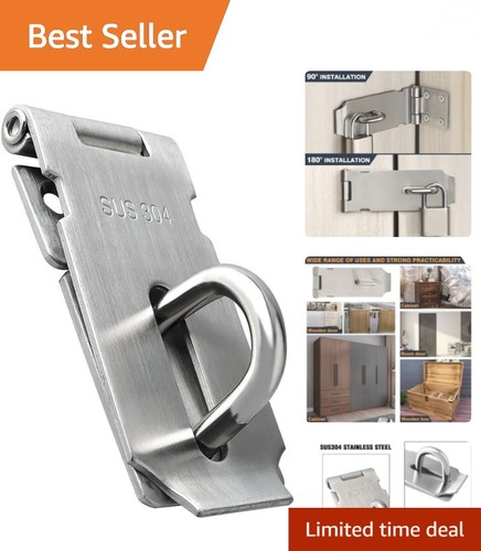 Durable stainless steel hasp - steel,