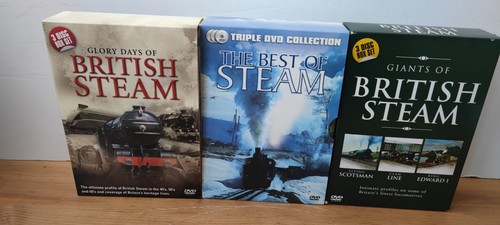 Steam train dvd - 3, sets