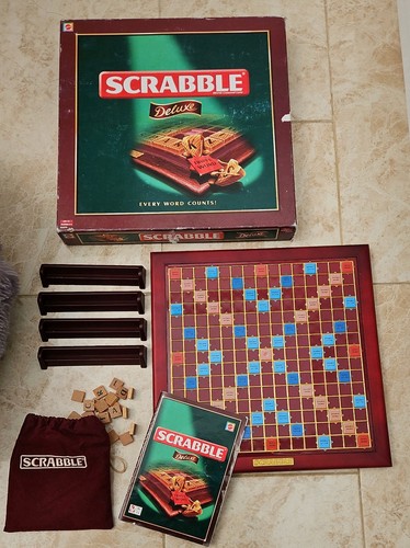 Vintage scrabble deluxe - scrabble, board
