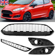2x Upper+Lower Bumper Grille