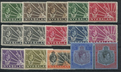 Nyasaland 1938 kgvi - nyasaland,