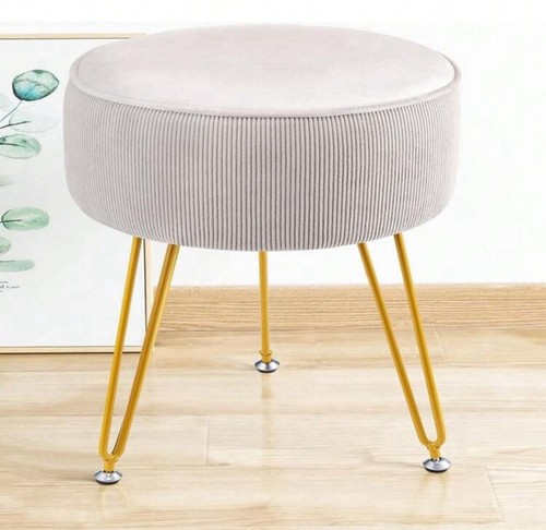 Round vanity stool makeup - round,