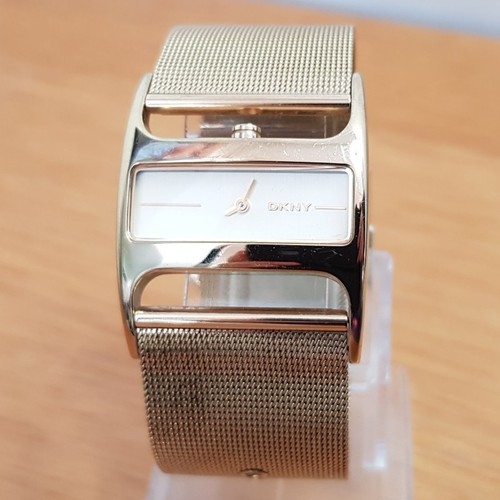Ladies wide gold milanese - ladies,