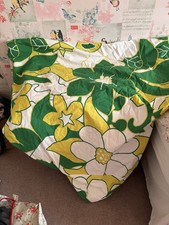 IKEA Sofa Cover Klippan Green and White 100% Cotton