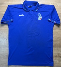 ORIGINAL ITALY 1992/94 Home Football Shirt LARGE DIADORA ‘10’ Rare