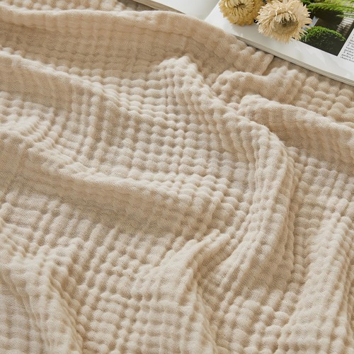 Cotton muslin large throw - cotton,