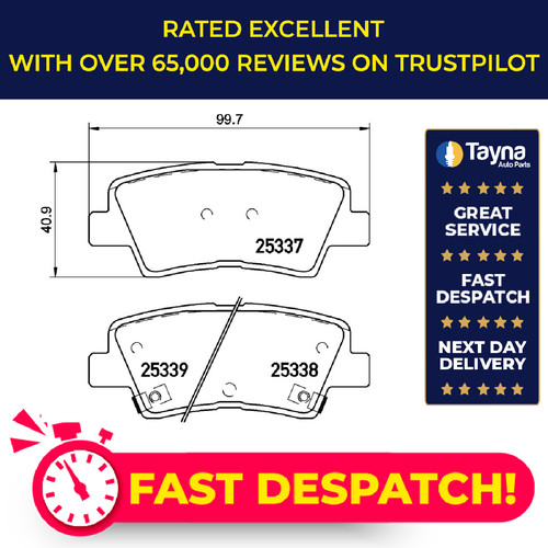 Brake pads set fits - set,