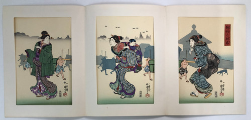 Kuniyoshi woodblock reprint - kuniyoshi,