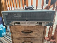 Cisco 3845 ISR Router Dual PSU VWIC2 PVDM2 Tested CCNP CCIE Lab Gear