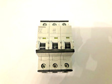 Siemens 5SY43 C10 10A 3 Pole Triple Type 'C' Curve MCB. 400V 10KA