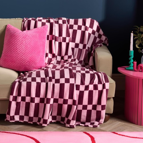 Ohs checkerboard throw ultra - checkerboard,