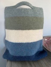 Hand Knitted & Felted Tote