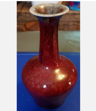 Cobridge Ox Blood Flambe Vase
