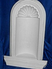 Plaster Niche - Two Piece Niche [Niche & Shelf]- Inserted Into Wall - Ref: 542/S