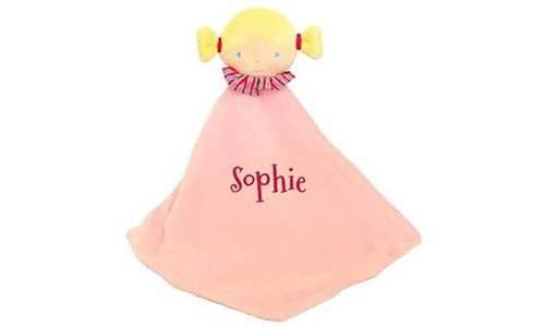 Personalised baby rag - personalised,