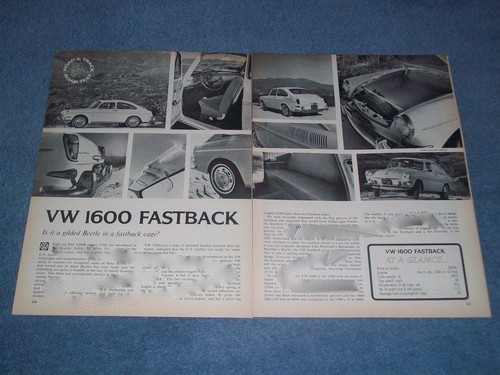 1967 volkswagen 1600 - 1967, fastback