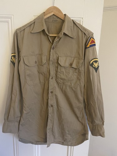 Vintage 1950 army - vintage, shirt